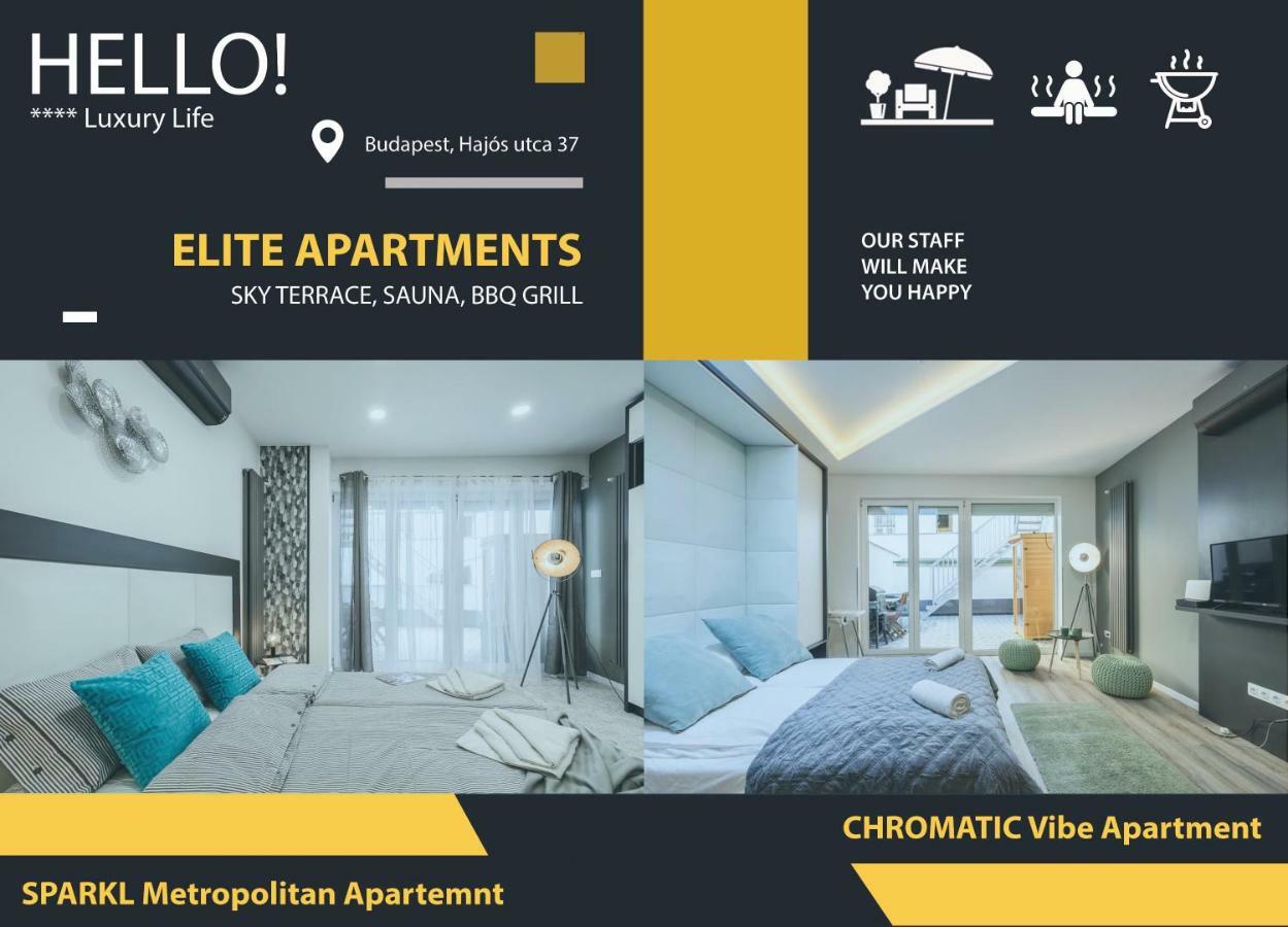 Bpr Elite Apartments - Sky Terrace Budapešť Exteriér fotografie